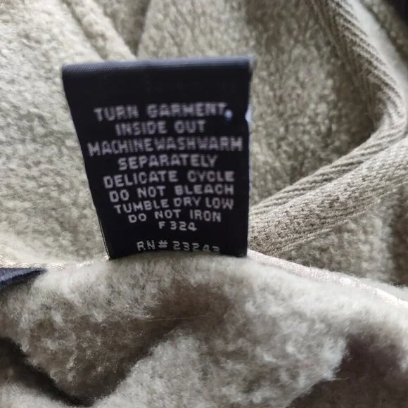 New York & Company NY Jeans Women’s Olive Green Full-Zip Fleece Vest Size Medium - Picture 10 of 10